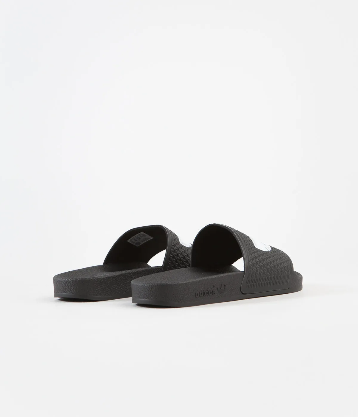 Adidas Shmoofoil Slides - Core Black / White / White