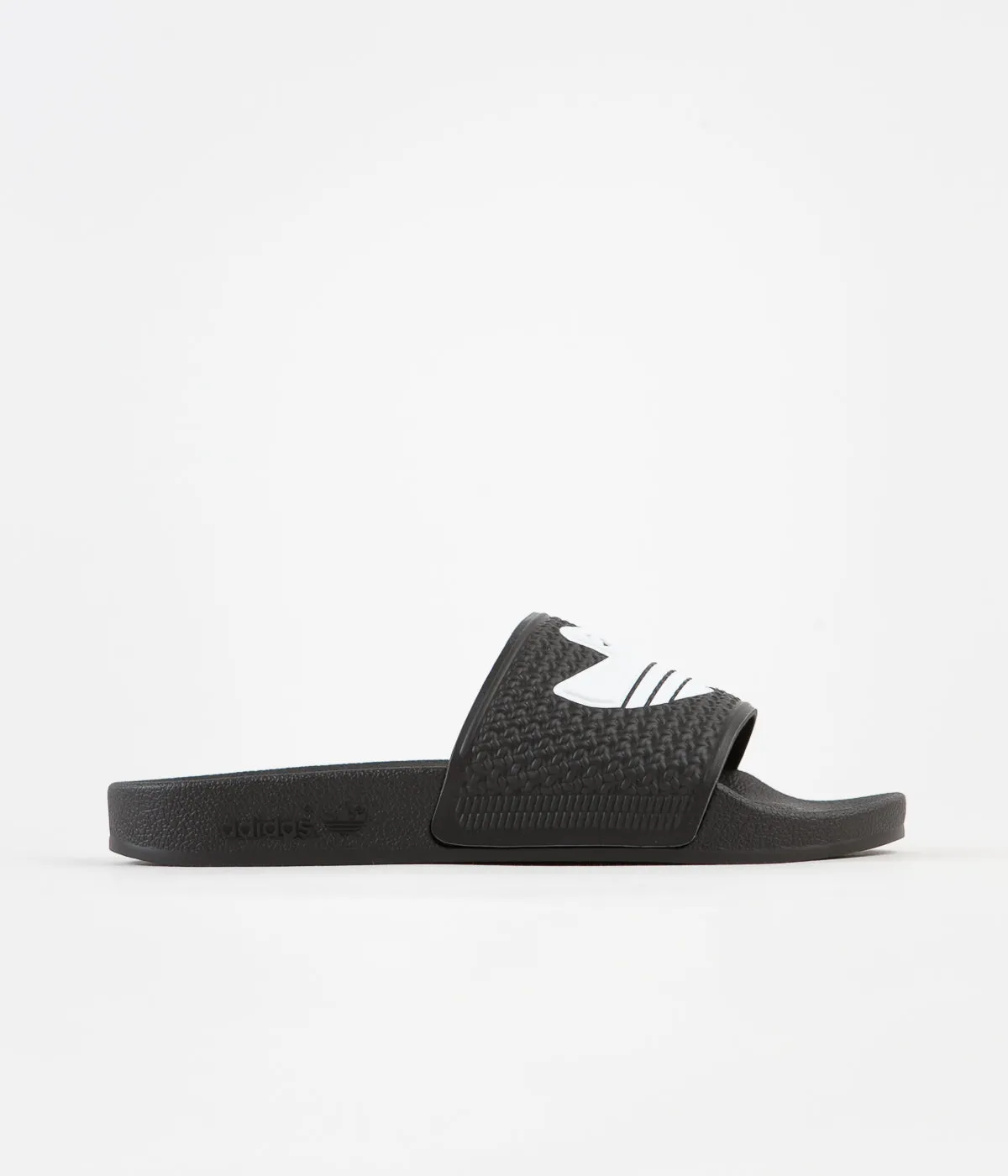 Adidas Shmoofoil Slides - Core Black / White / White
