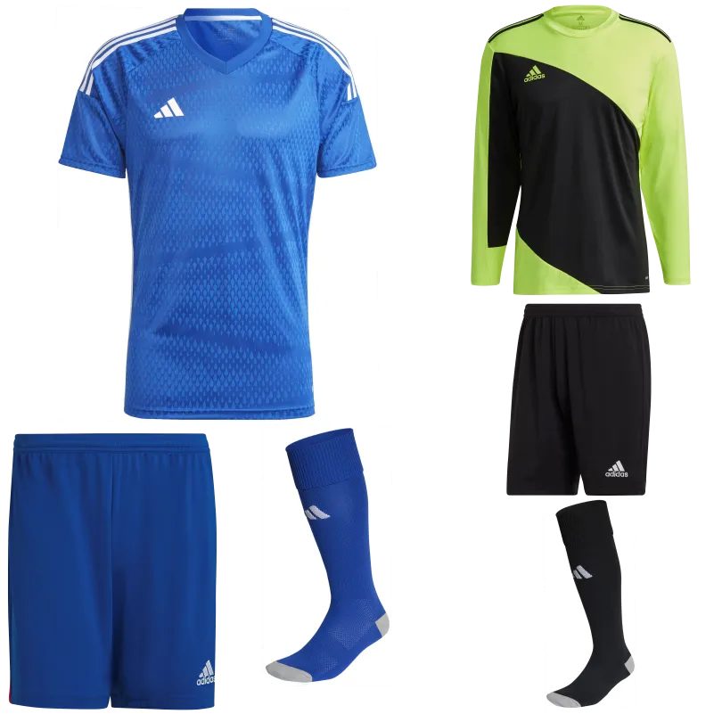 ADIDAS TIRO 23 COMPETITION MATCH SS KIT BUNDLE TEAM ROYAL BLUE/WHITE