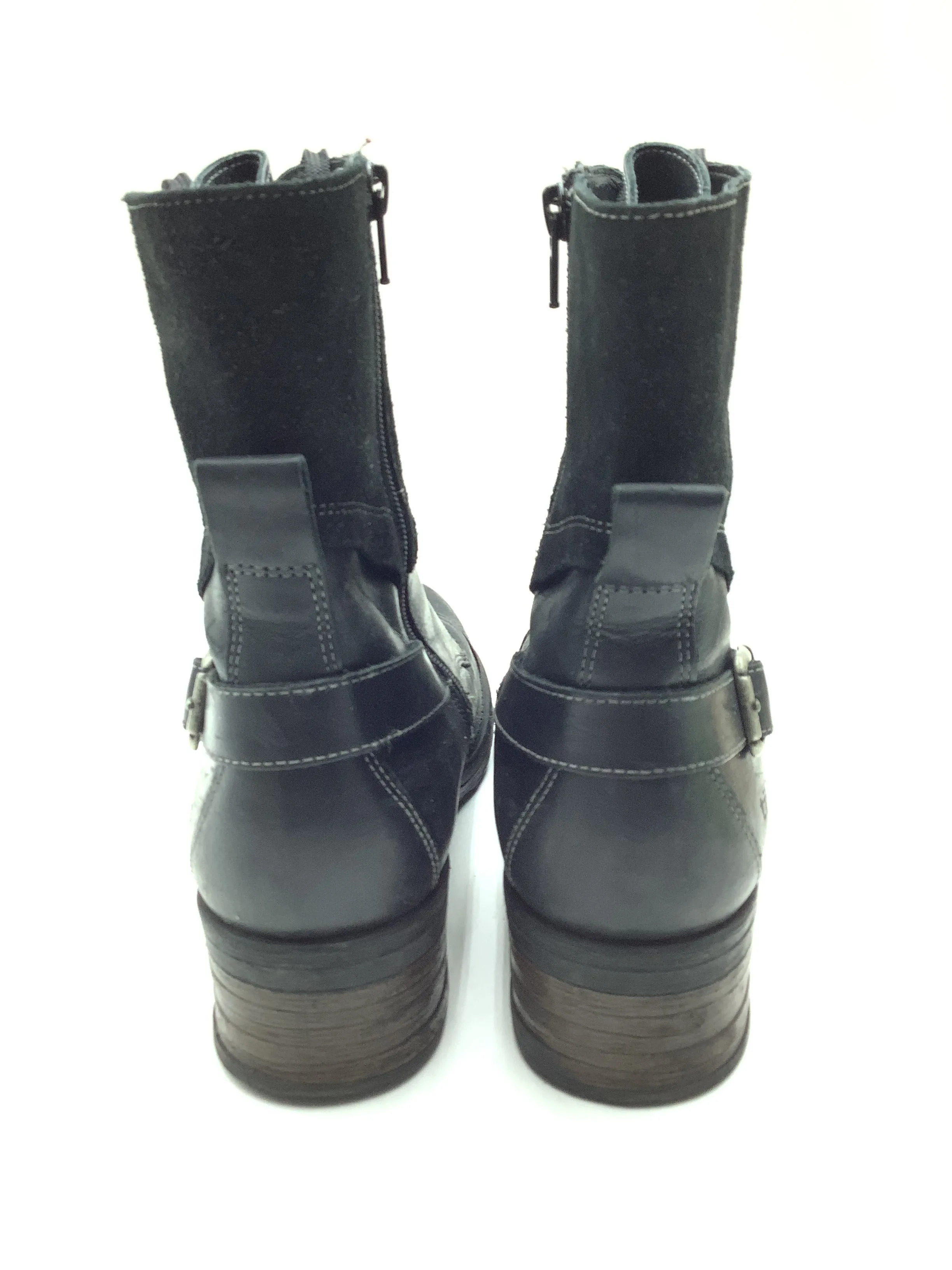 Aetrex Women's High Top Boots Leather Black Size: 41/10