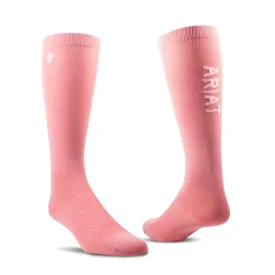 Ariat Uni Ariattek Dusty Rose Essential Socks