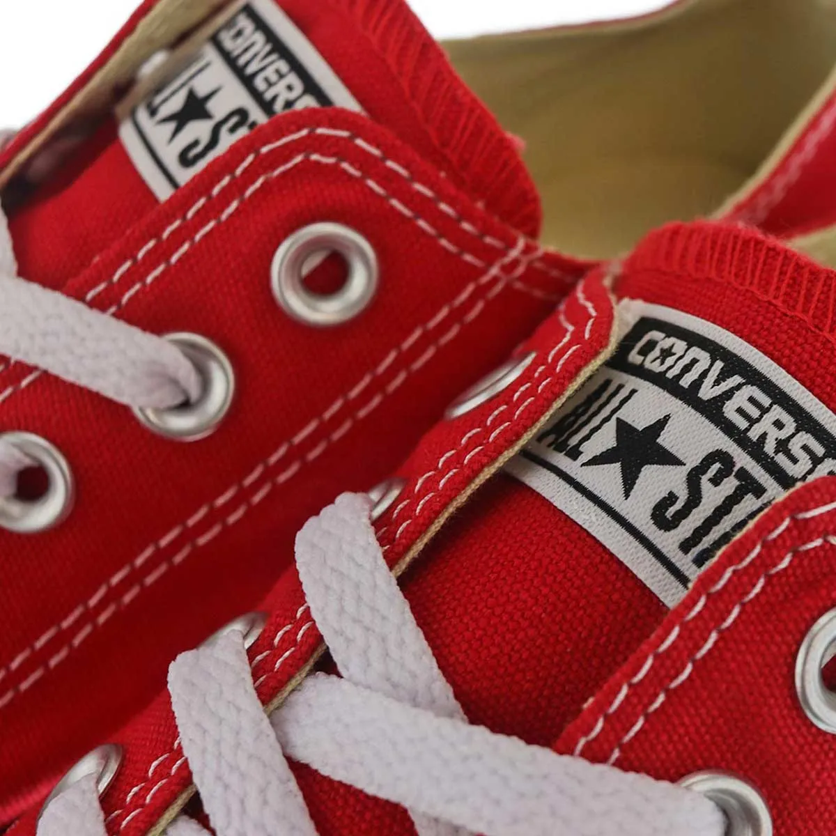 Converse All Star Chucks Ox Canvas M9696C - rot-weiss
