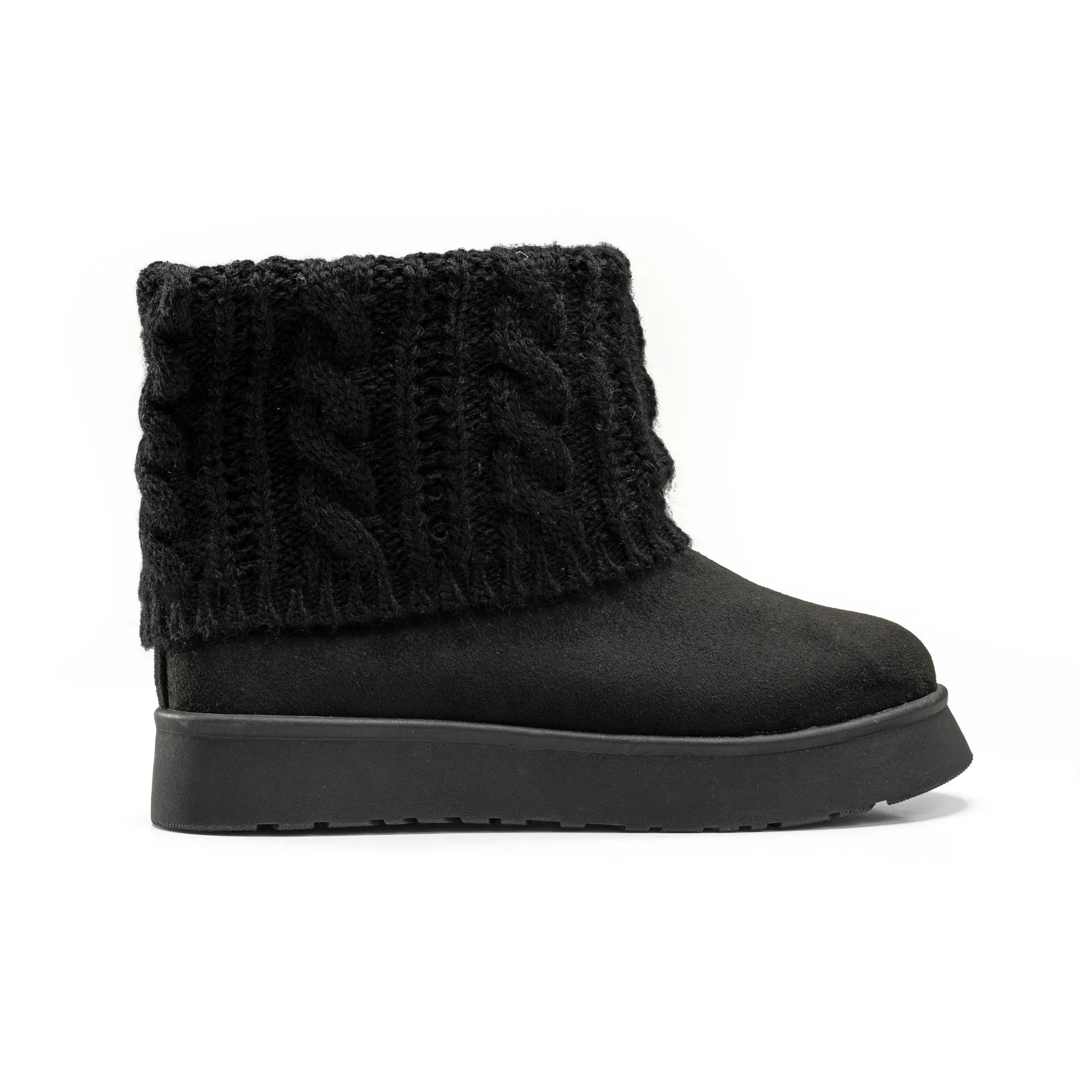 CozyCuff Boots - Black
