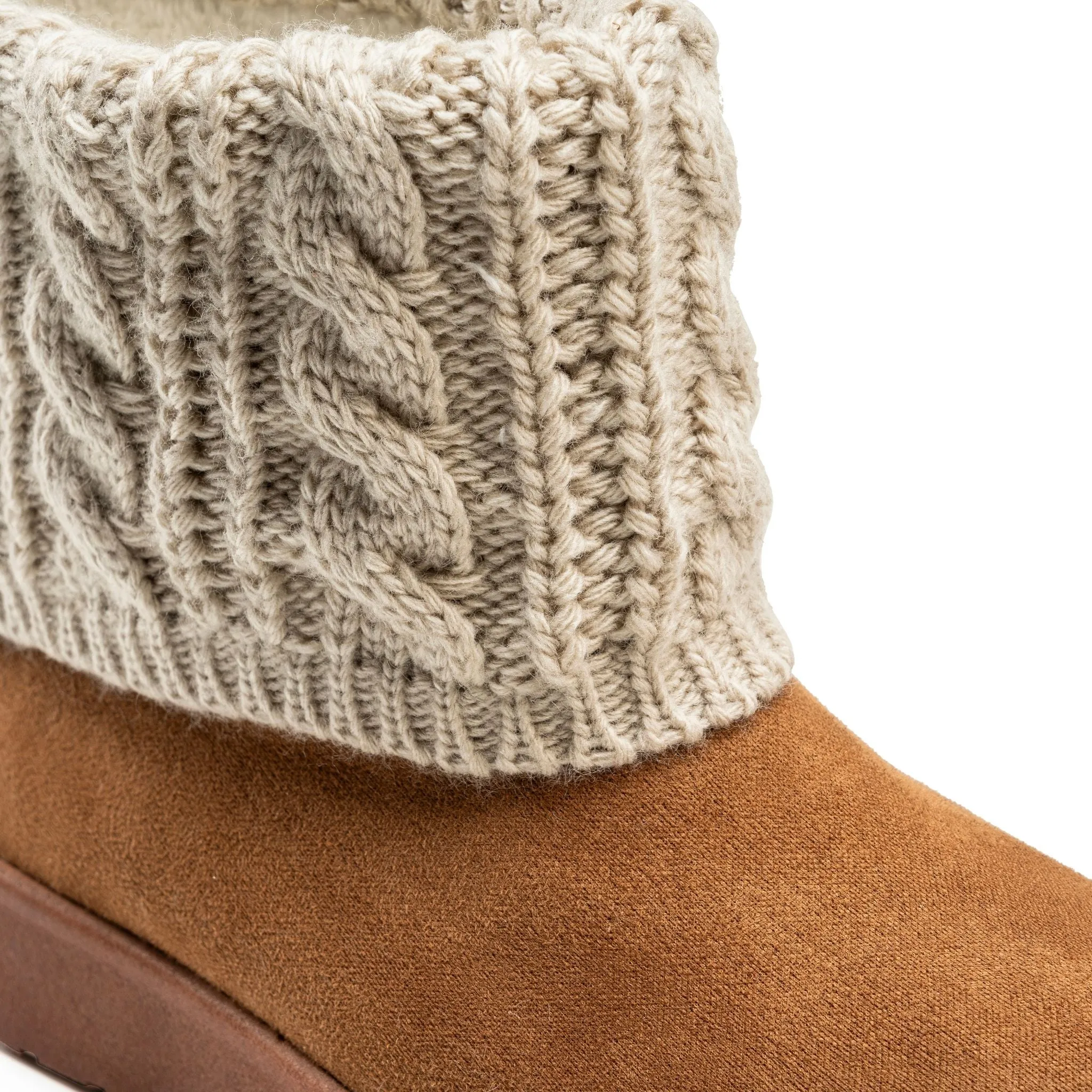 CozyCuff Boots - Camel