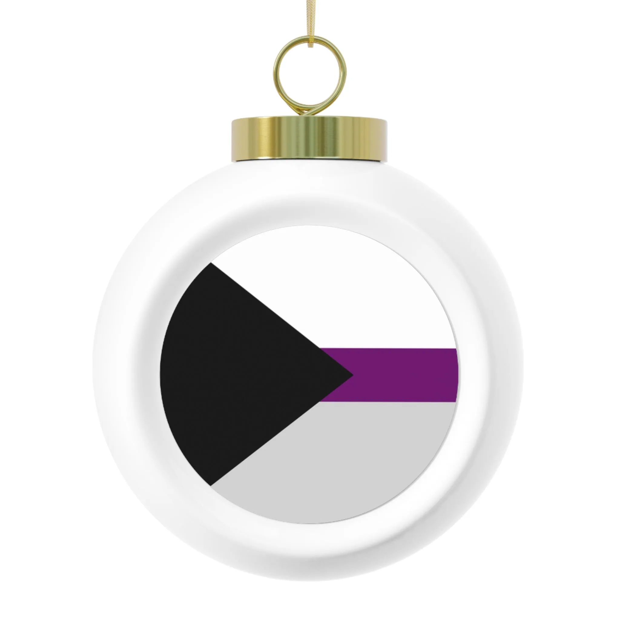 Demisexual Christmas Ball Ornaments - Holiday Decor with Elegant Designs