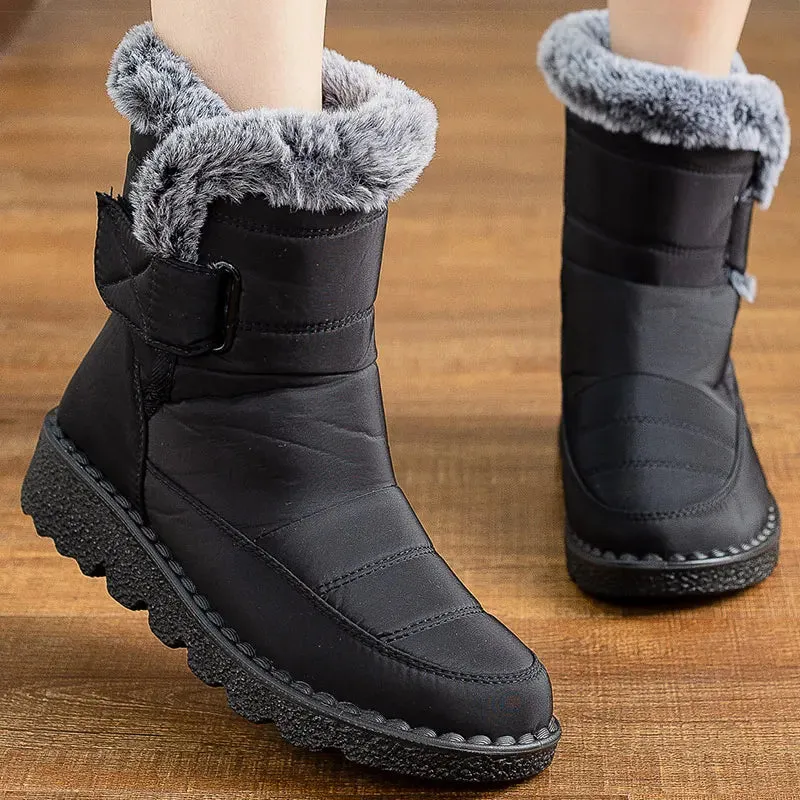 Heeled Winter Snow Boots