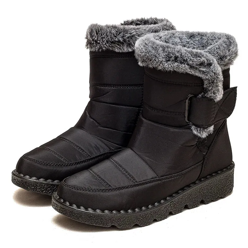 Heeled Winter Snow Boots