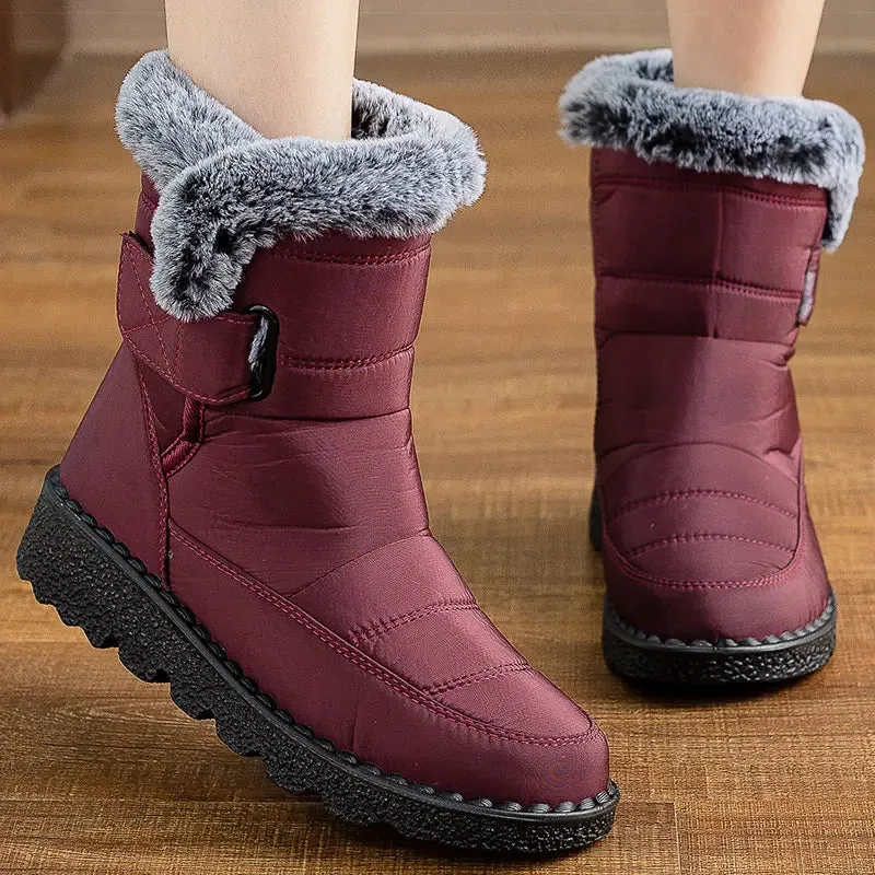 Heeled Winter Snow Boots