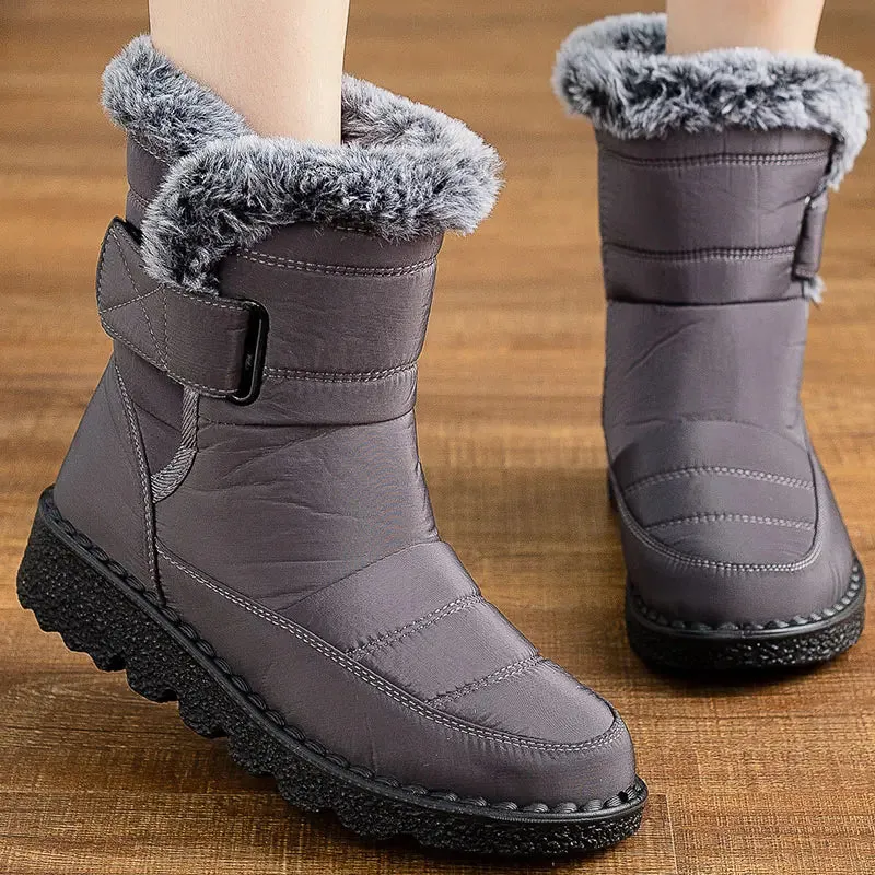 Heeled Winter Snow Boots
