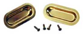 Johnson Hardware® 35-3PPK2 Oval Pull For Sliding Doors, 1-3/8", 2-Pack