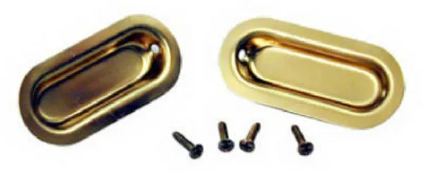 Johnson Hardware® 35-3PPK2 Oval Pull For Sliding Doors, 1-3/8", 2-Pack