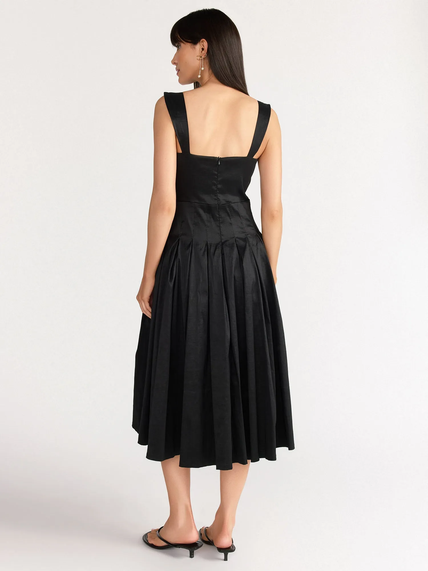 Just Me Sweetheart Pleated Dress - Brands We Love