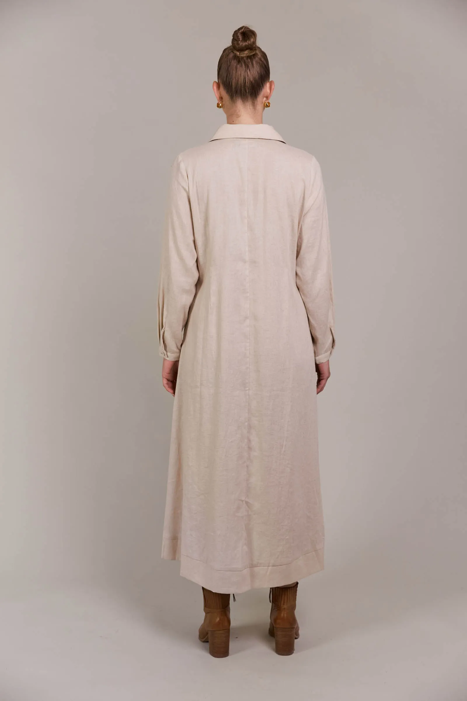 Laax Shirt Dress - Ecru