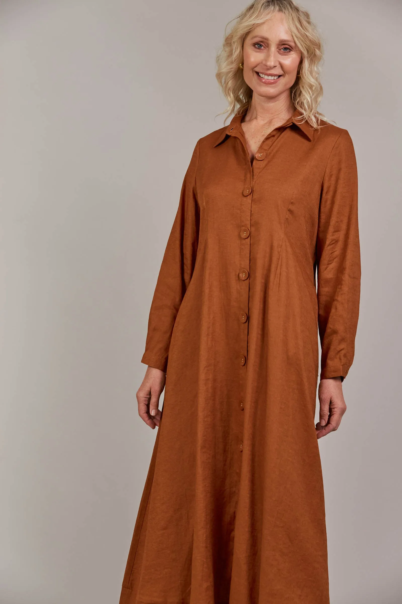 Laax Shirt Dress - Hazel