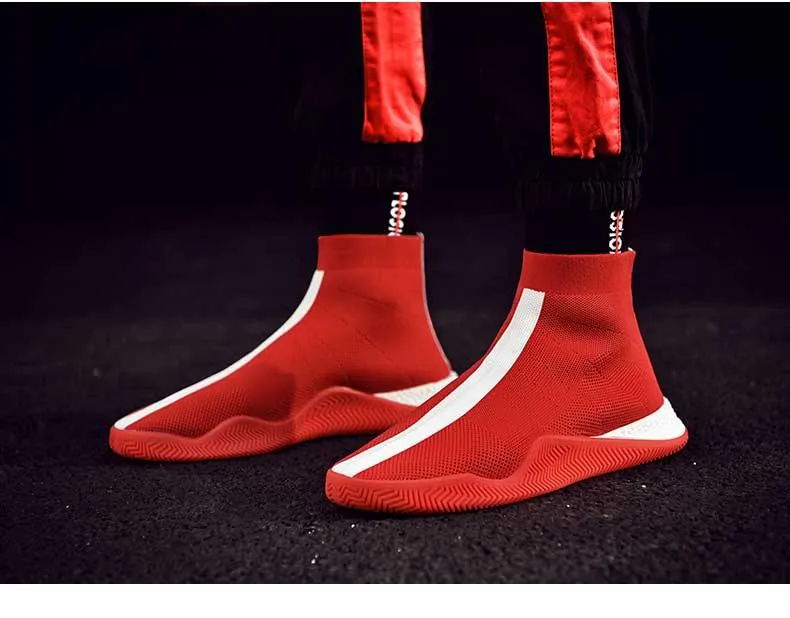 Mens Casual Lightweight Sock Sneakers