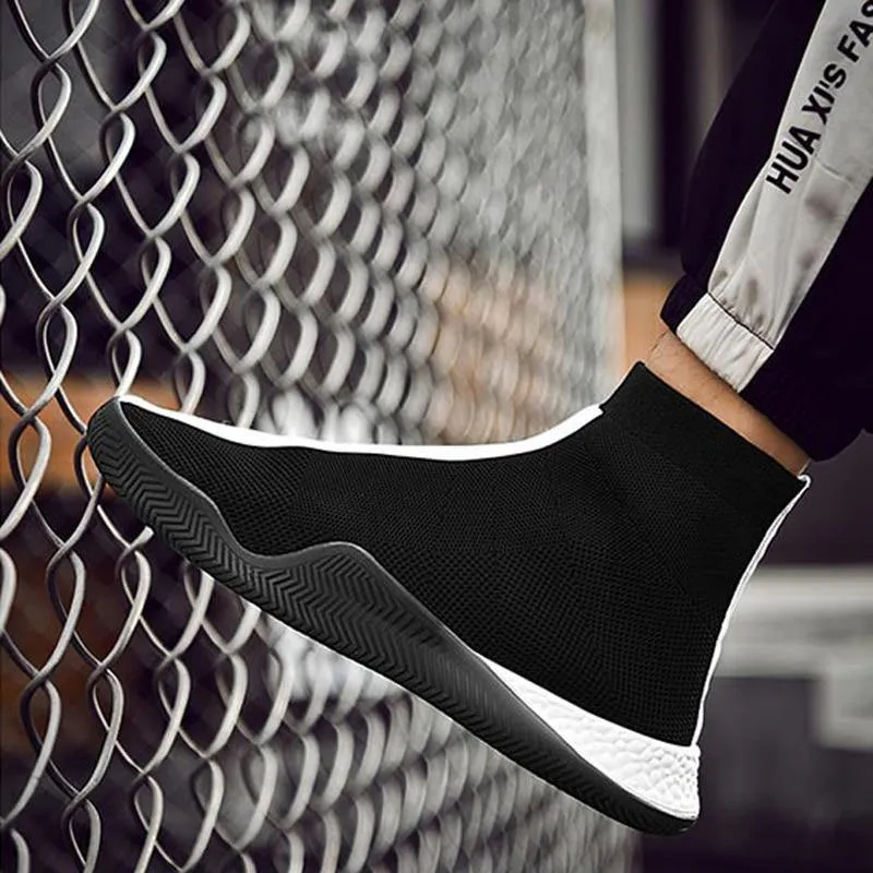 Mens Casual Lightweight Sock Sneakers
