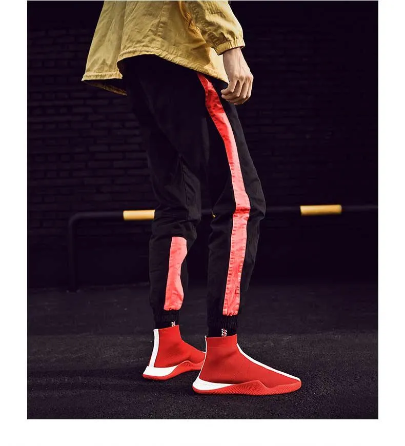 Mens Casual Lightweight Sock Sneakers