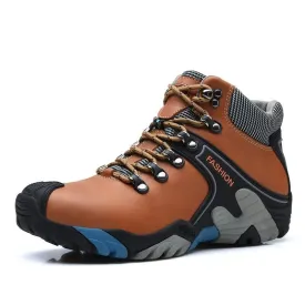 Men's Winter Warm Waterproof Lace Up Boots