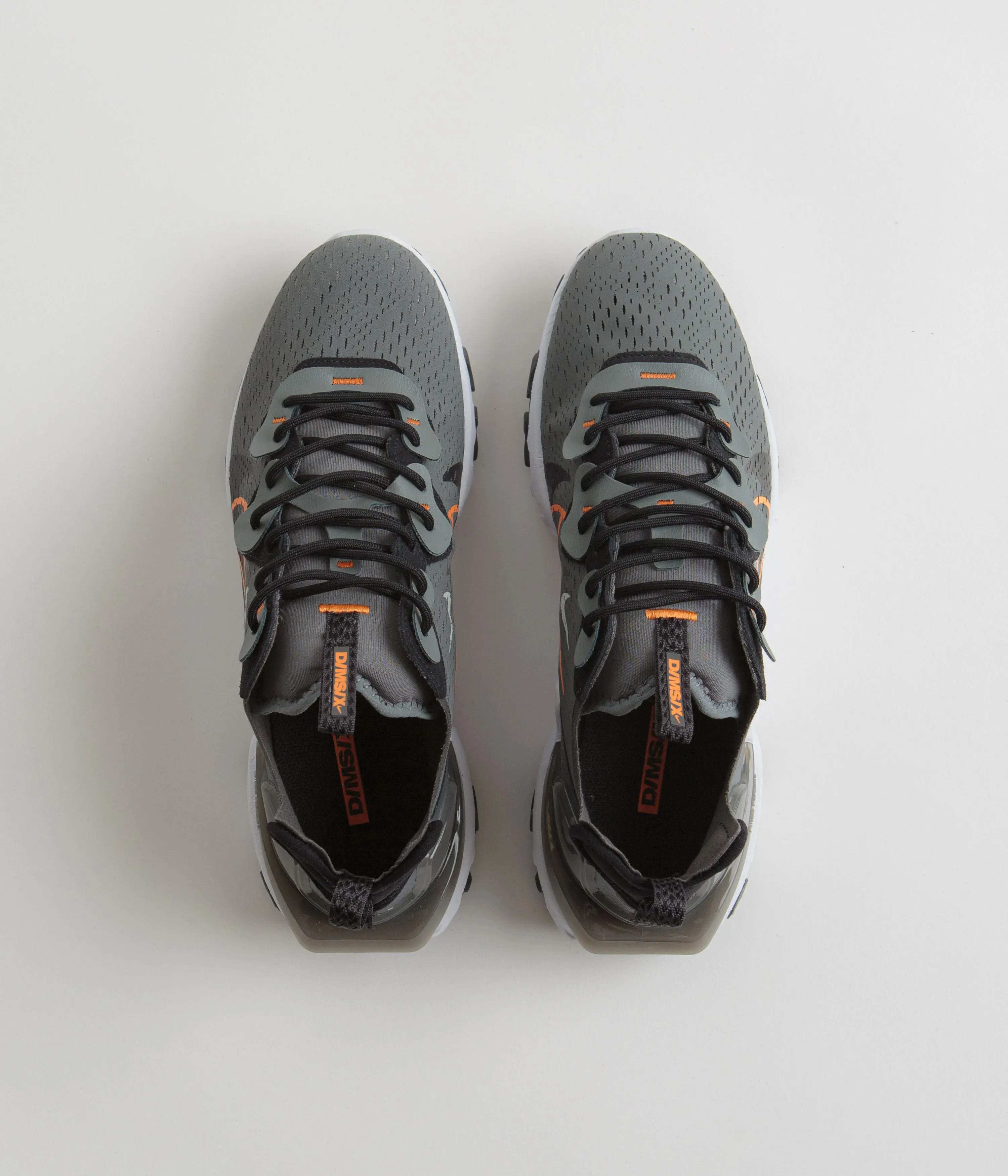 Nike React Vision Shoes - Smoke Grey / Black - Bright Mandarin
