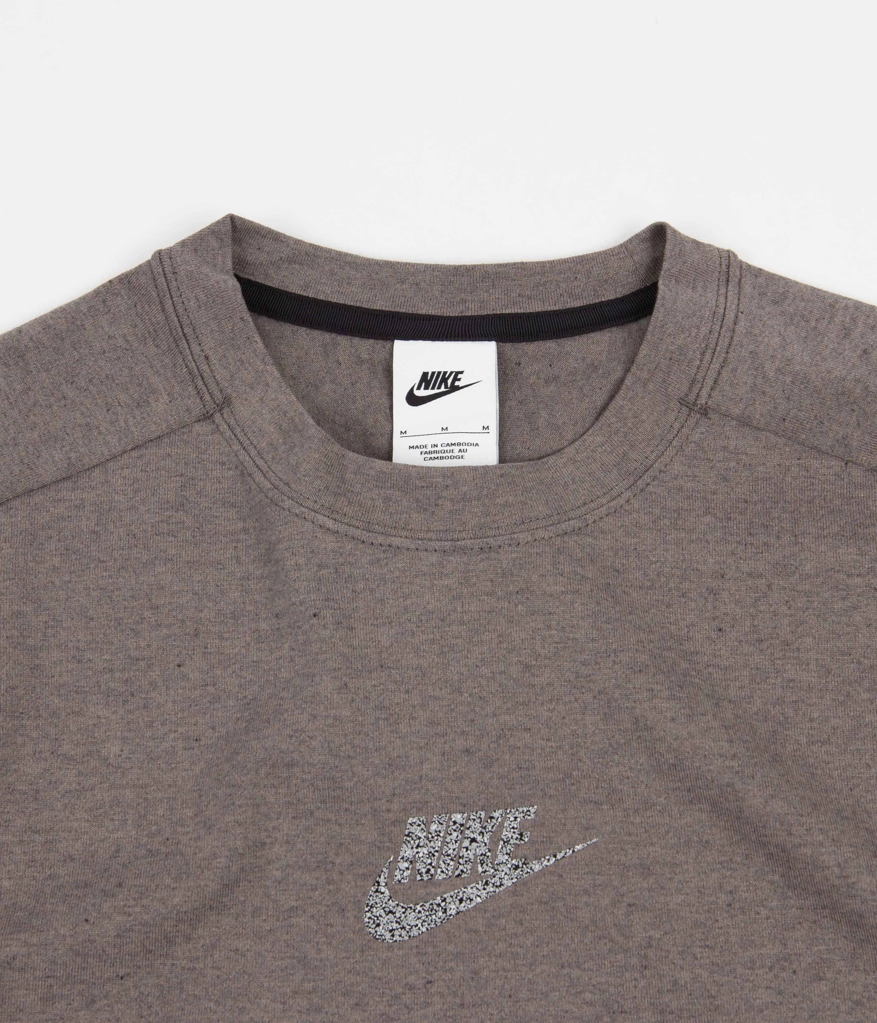 Nike Revival Jersey T-Shirt - Ironstone / Heather