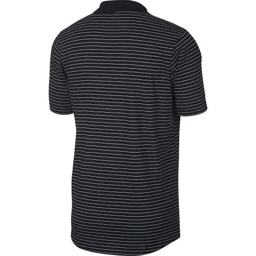 Nike SB Dri-Fit Polo Shirt - Black/White Stripe