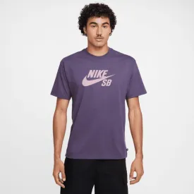 Nike SB Logo Skate Tee Purple Dark Raisin