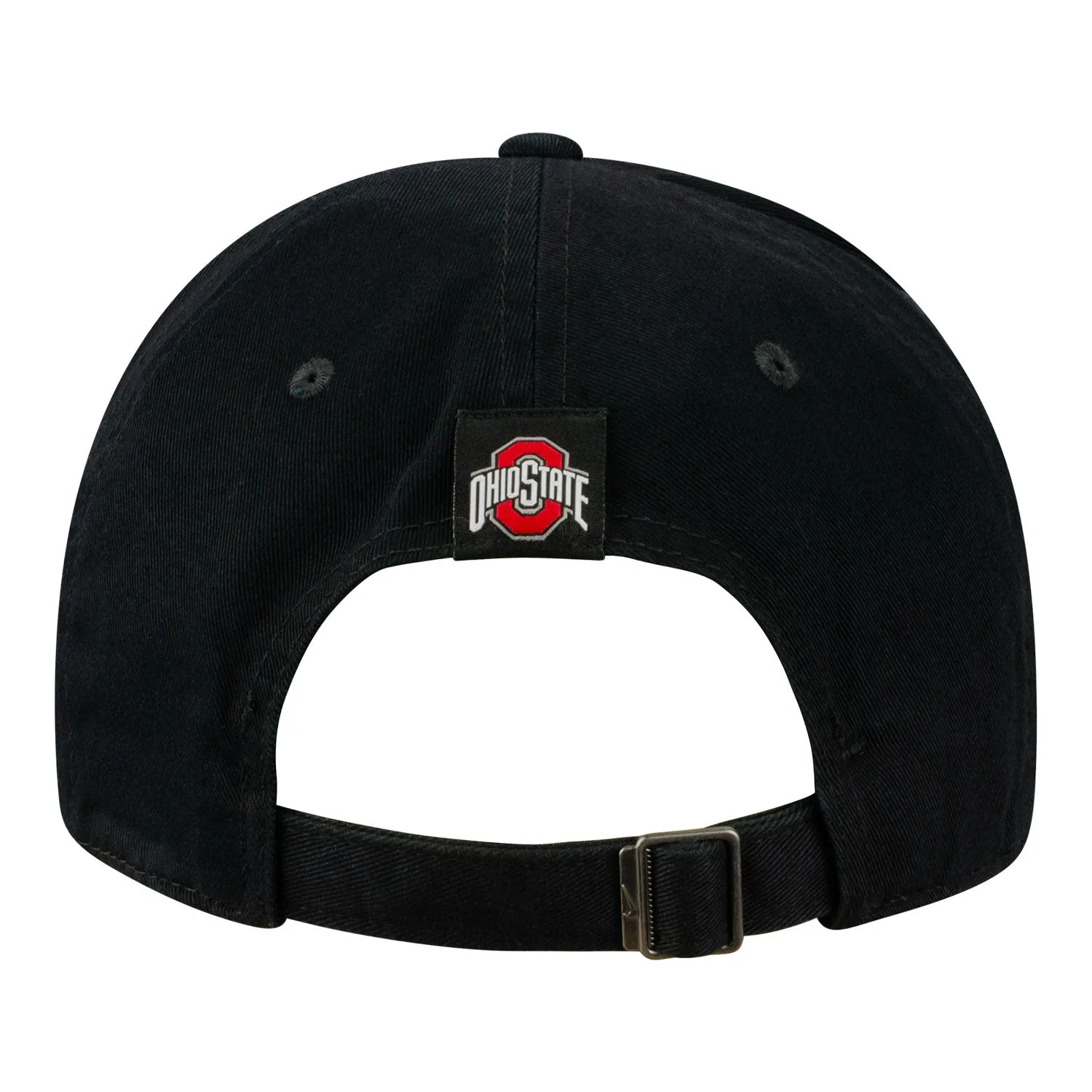 Ohio State Buckeyes Nike Swoosh Buckeyes Black Adjustable Hat