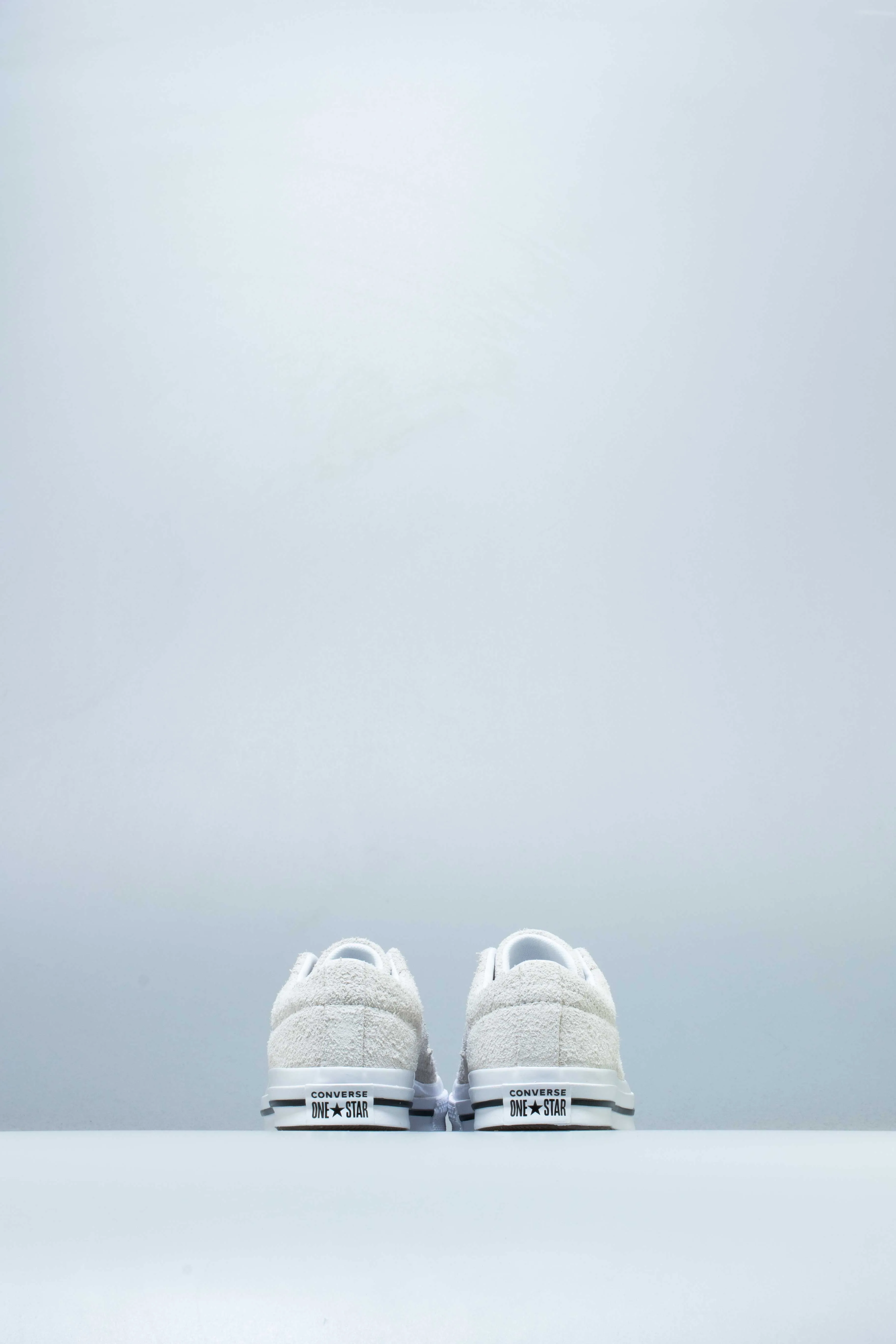 One Star Ox Low Suede Mens Shoes - White/White