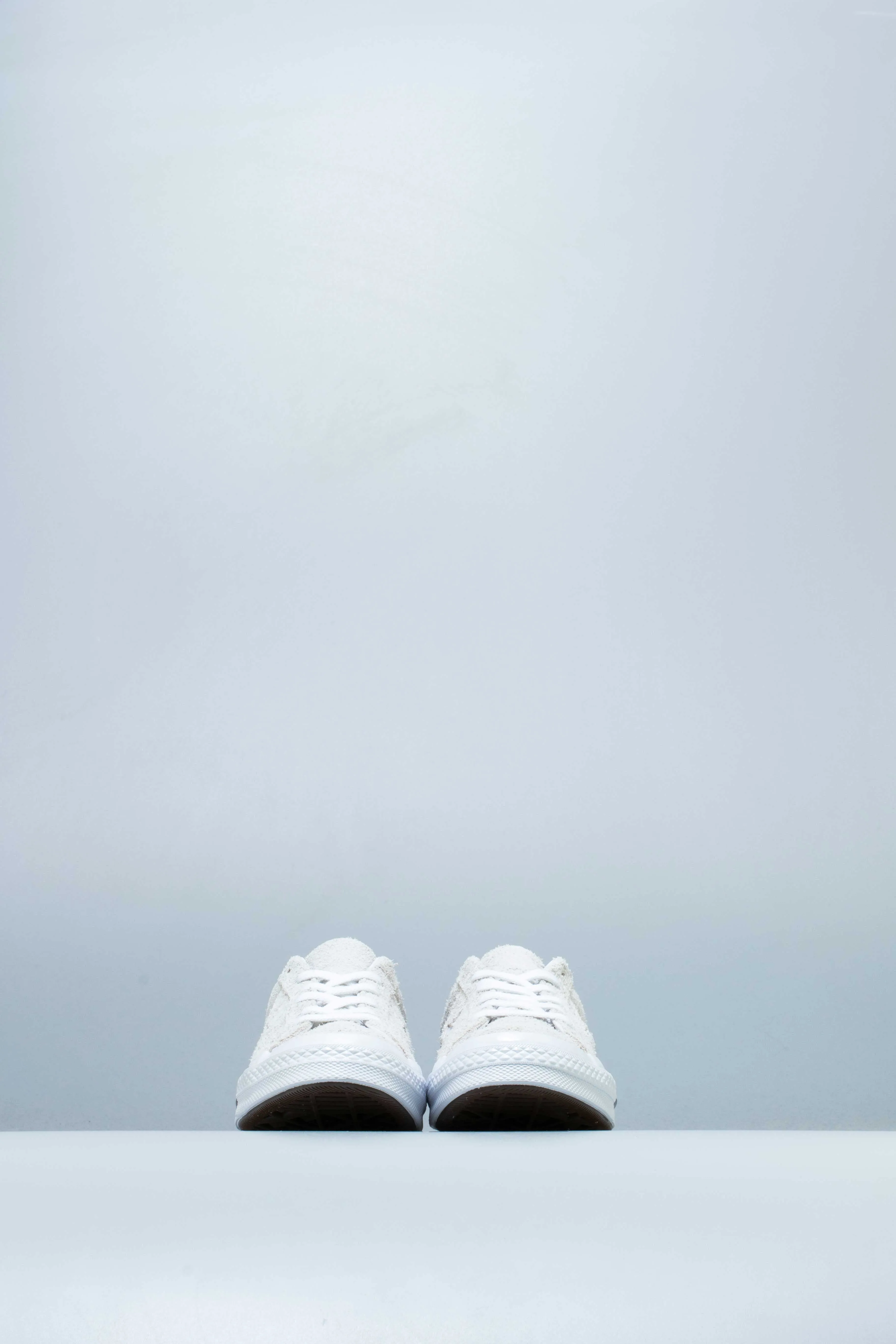One Star Ox Low Suede Mens Shoes - White/White
