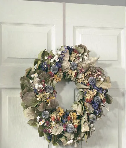 Over the Door Wreath Hanger - Nickel
