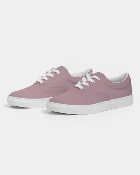 Shaded Pale Pastel Pink Brown Canvas Sneakers | Women's | C0M30Y8K30
