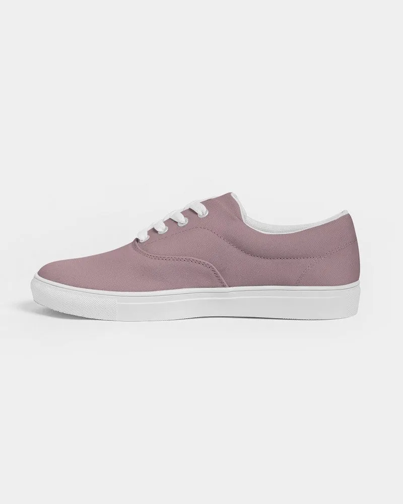 Shaded Pale Pastel Pink Brown Canvas Sneakers | Women's | C0M30Y8K30