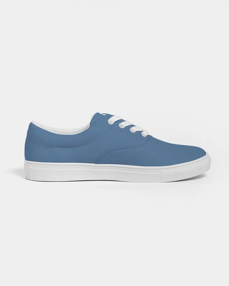 Shaded Pastel Blue Canvas Sneakers | Men's | C60M30Y0K30