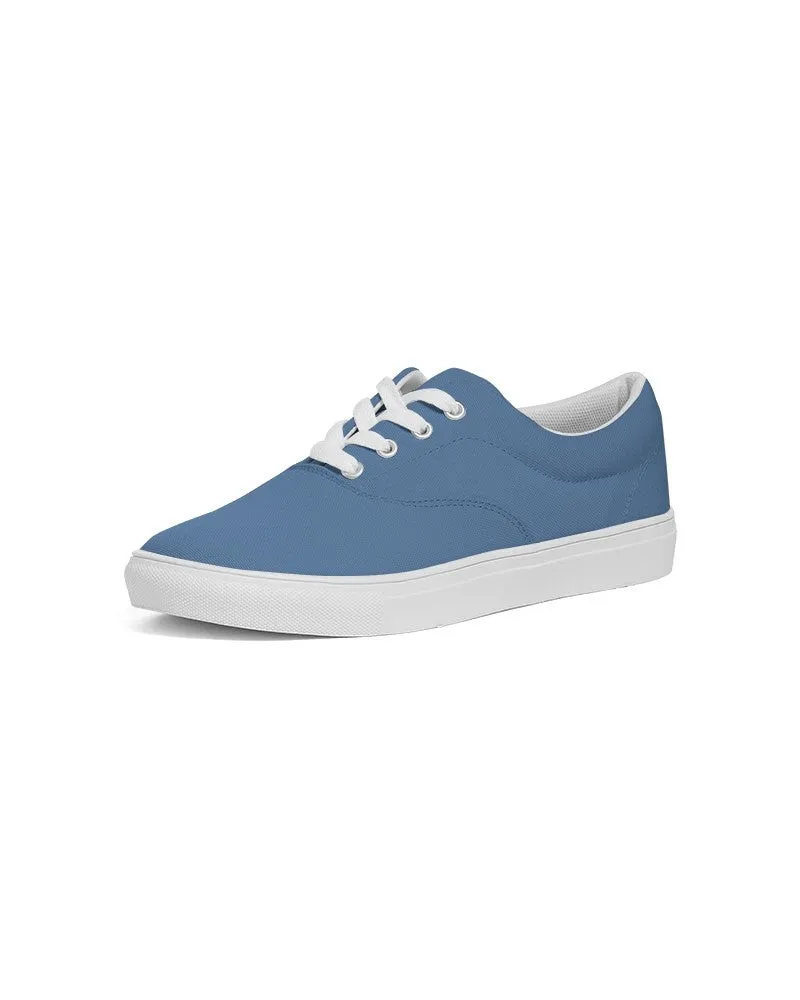 Shaded Pastel Blue Canvas Sneakers | Men's | C60M30Y0K30