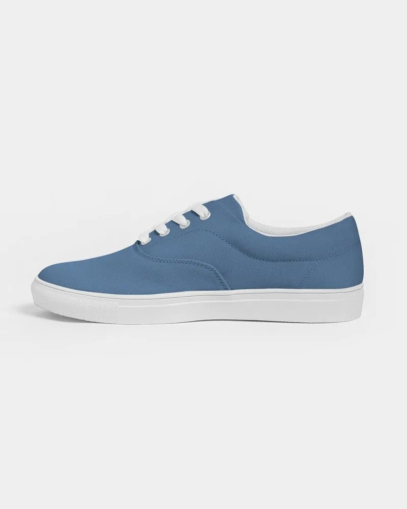 Shaded Pastel Blue Canvas Sneakers | Men's | C60M30Y0K30