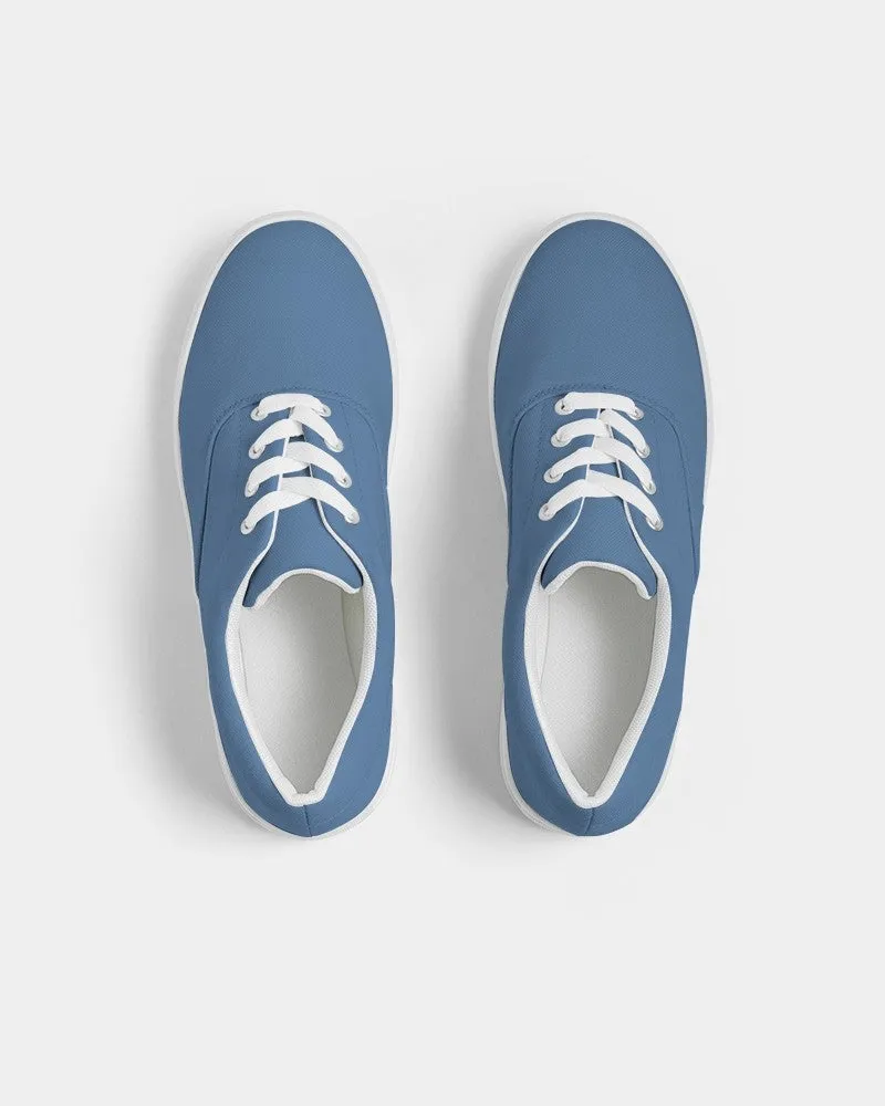 Shaded Pastel Blue Canvas Sneakers | Men's | C60M30Y0K30