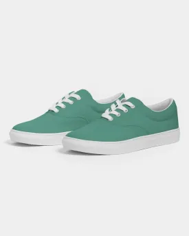Shaded Pastel Green Canvas Sneakers | Women's | C60M0Y45K30