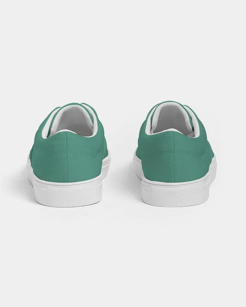 Shaded Pastel Green Canvas Sneakers | Women's | C60M0Y45K30