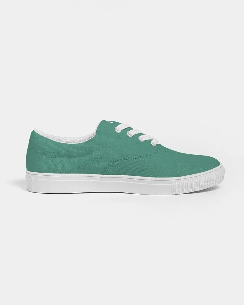 Shaded Pastel Green Canvas Sneakers | Women's | C60M0Y45K30