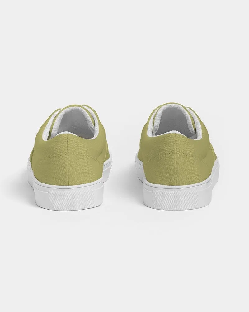 Shaded Pastel Yellow Canvas Sneakers | Women's | C0M0Y60K30