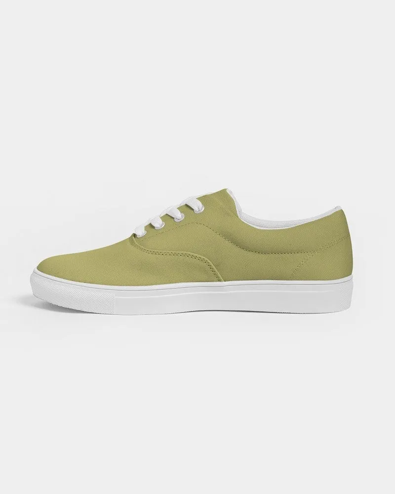 Shaded Pastel Yellow Canvas Sneakers | Women's | C0M0Y60K30