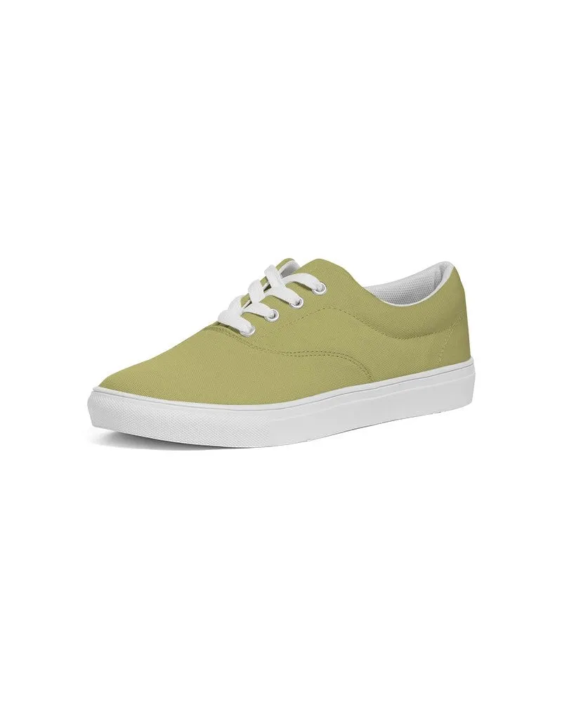 Shaded Pastel Yellow Canvas Sneakers | Women's | C0M0Y60K30
