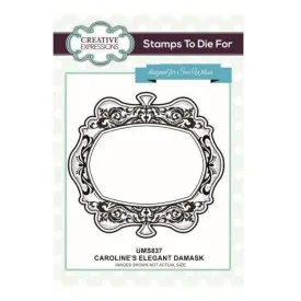 Sue Wilson Designs - Cling Mounted Stamp - Carolines Elegant Damask*