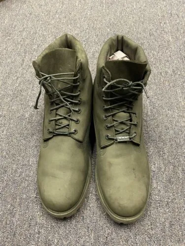 Timberland Boots Color Olive / Military Green Men’s Size 13